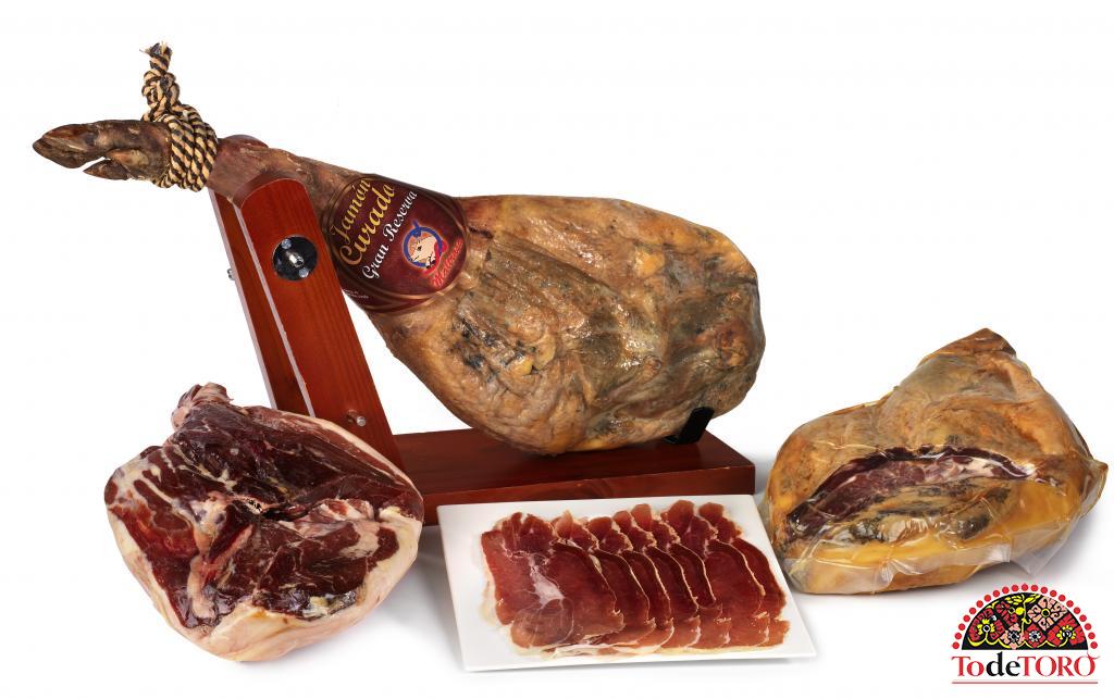JAM&Oacute;N CURADO  Deshuesado y Troceado
